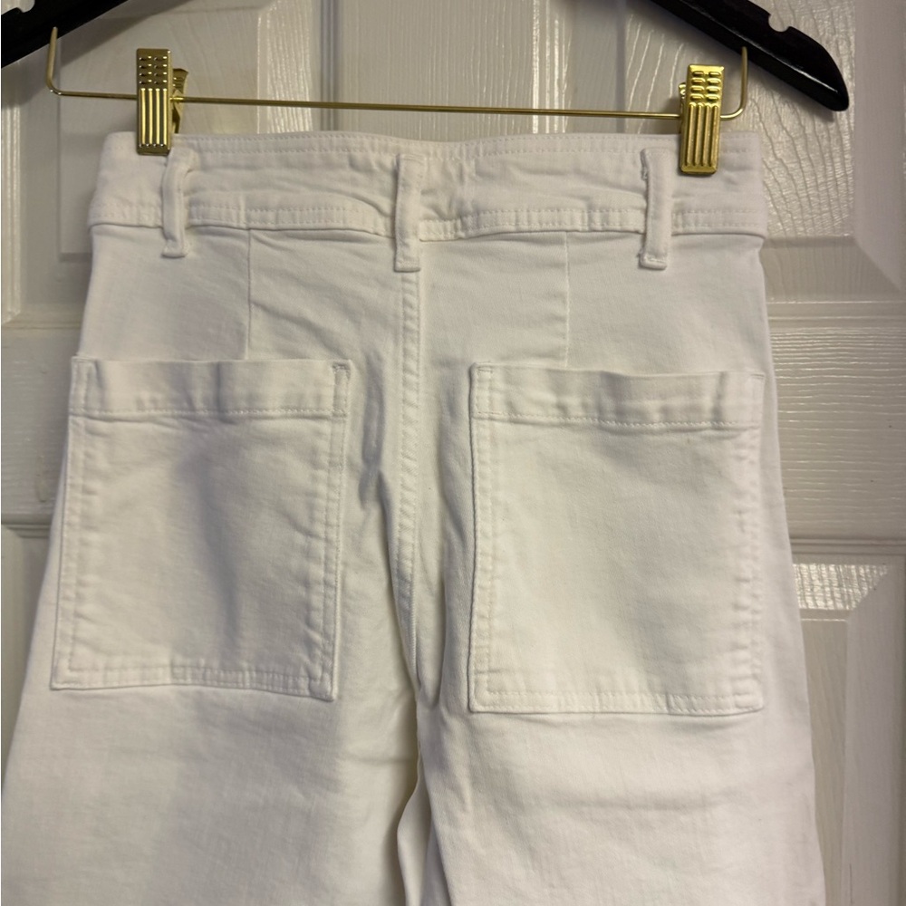 White High-Waisted Pants